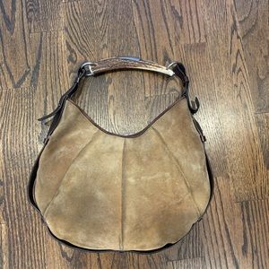 Yves Saint Laurent Mombasa suede vintage bag